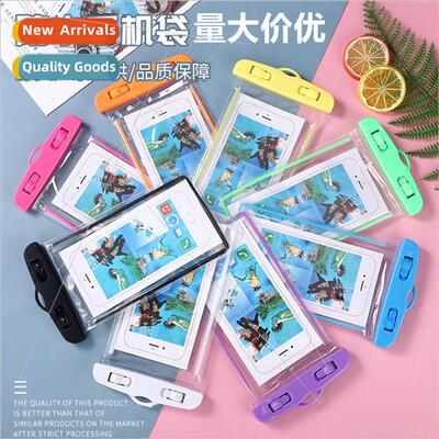 Glow-in-the-dark cell phone waterpropouch swimming drifting