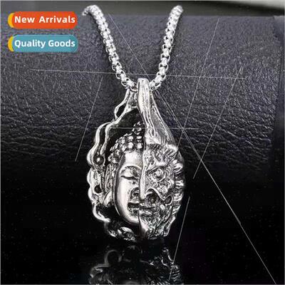 Buddha head pendant niche a thought Buddha a thought devil p