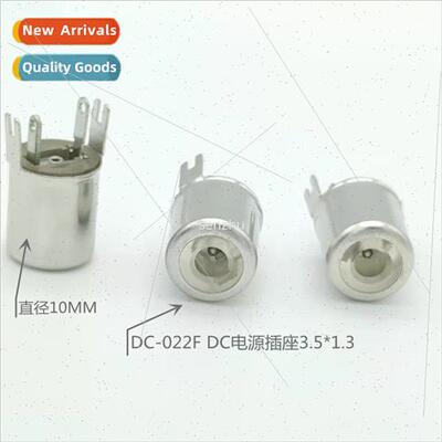 DC power socket DC-022F wh metal bracket pin 3.5*1.35 power