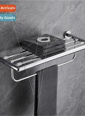 Stainless Steel Towel Rack Perated Bathroom Towel Rack Bathr