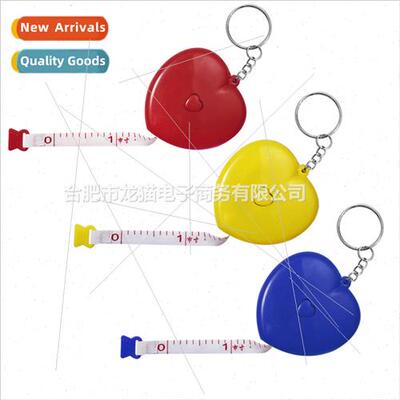 Colorful Heart Shaped 1.5m Heart Soft Ruler Telescopic Cloth