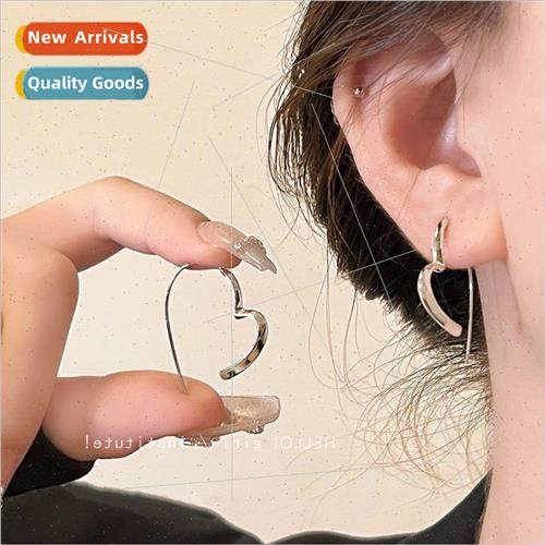 Square round face day dish simple cold wind love earrings 20