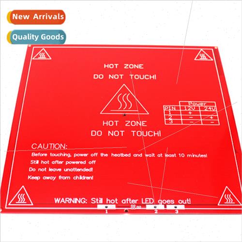 3D Printer PCB Thermal Bed Mk2b 12 24 Dual Power 214x214mm M