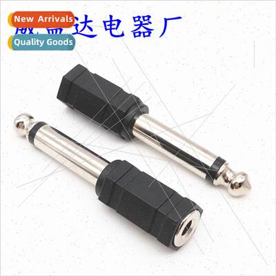 6.5 Mono to 3.5 Female Headphone Audio Adaptor 6.35mm to 3.5