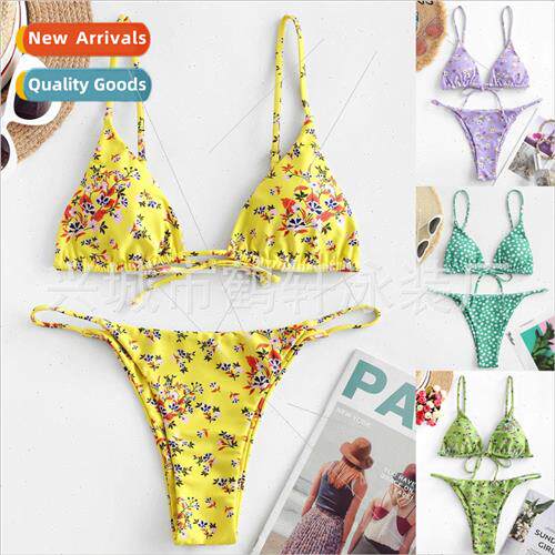 21 New Europe Sexy Spl Bikini Swimsu Floral Tie i Swimwear