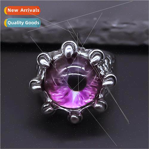 wh purple devil eye 4 ring fashion new alloy hjewelry set hu