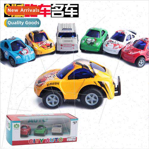 3 in 1 boxed set functional toy car alloy model racing car 6