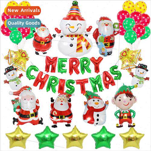 Christmas Hotel Mall KTV Decoration Aluminum Balloon Package