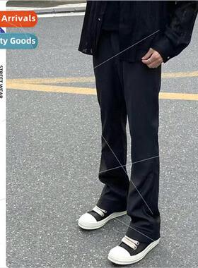 Majira VUJADE pants black micro pants su pants high set casu