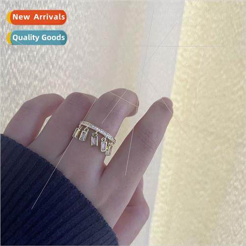 2023 New Wave Korea Delicate che Tassel Ring Ring Female