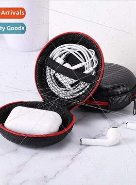 EVA waterproblack storage box headphone data cable storage b