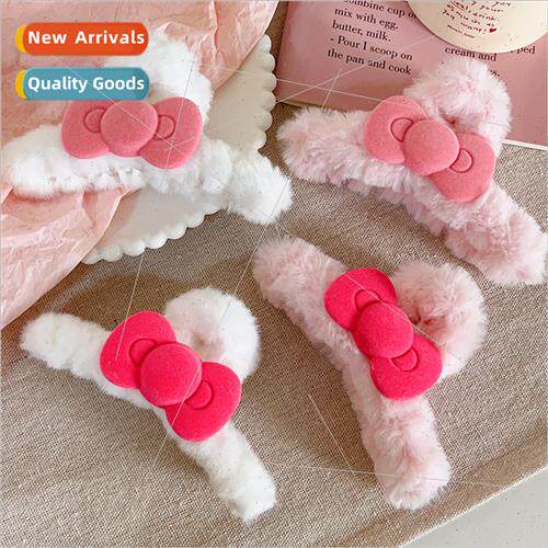 Koreabow plush scratch clip female back head large shark cli