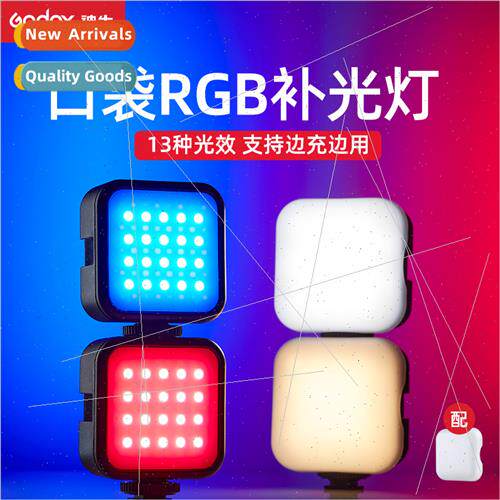 LED 6R fill light RGB full color portable pocket mini VLOG p