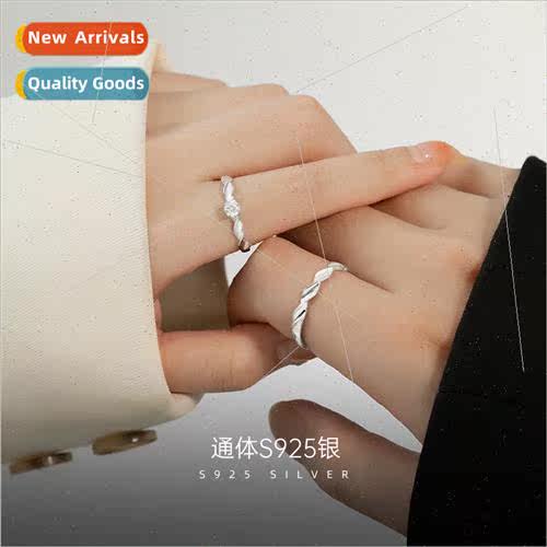 couple ring men women a pair ring tide simple student zircon