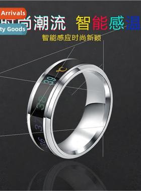 Sensive ring creative temperature automatic color changing s