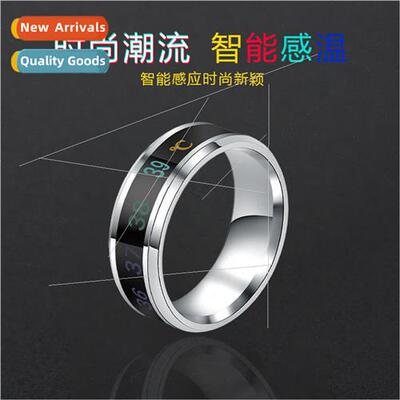 Sensive ring creative temperature automatic color changing s