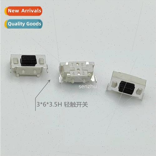 Tactile swch 3×6×3.5H probe plug wh double posioning colum