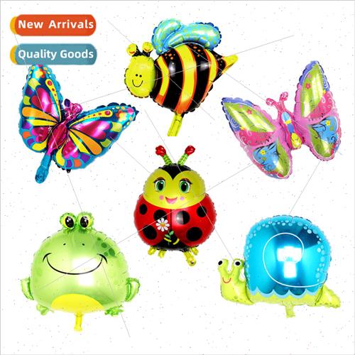 Cartoon Mini Bee Snail Butterfly Ladybug Aluminum Film Ballo
