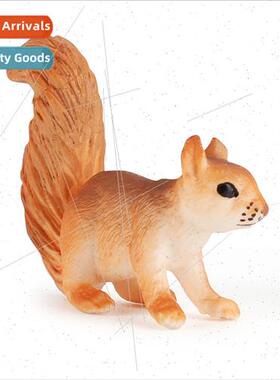 wild est animal squirrel model solid static PVC mammal roden
