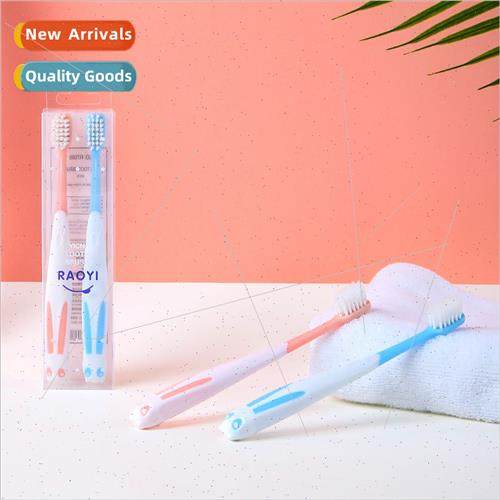 Cartoon rabbit anti-bacterial children toothbrush -slip hand