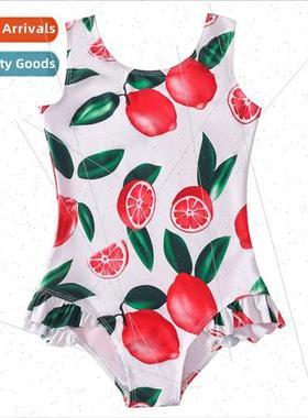 2022Europe childrens swimsu baby bikini ins girls spa swimsu