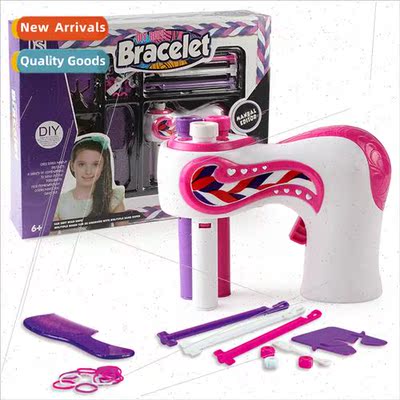 DIY girls fast hair braiding artifacts children puzzle play