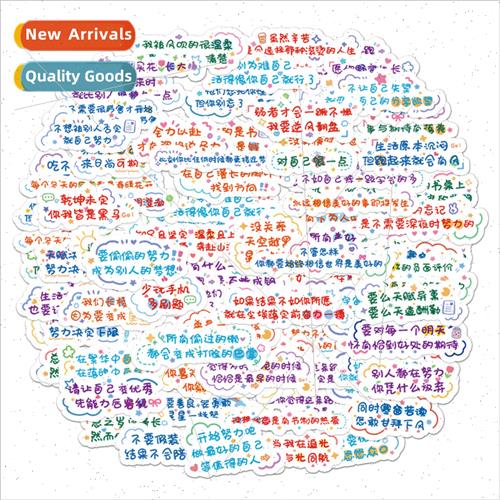 Cute cartoon inspirational fairy text language waterprostick