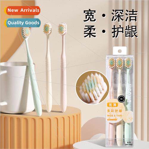 japan wide head soft bristle toothbrush adult home couples m