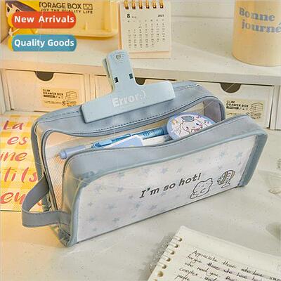 mple high-color pencil bag large-capacy students multifuncti