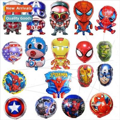 Avengers Aluminum Film Balloon Captain America Iron Man Spid