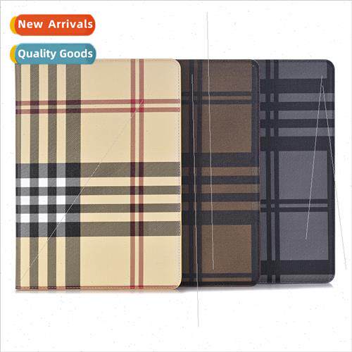 适用iPad10.2 Tablet Case 10.2 inch Plaid iPad7/iPad8 Leather