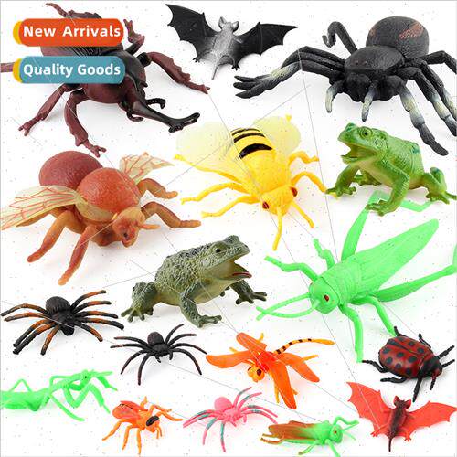Children simulation insect model spider frog bat wh BB calle