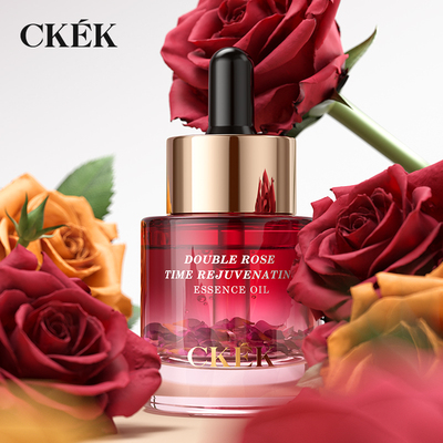 CKEK双重玫瑰时光焕颜精华油紧致修护抗皱保湿提亮面部精油