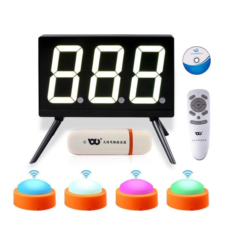 无线抢答器 电脑记分知识竞赛智能语音电子计分E200学生简易抢答