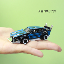 合金口袋迷你小汽车模型坦克摩托车1：64盲盒男孩儿童玩具仿真比