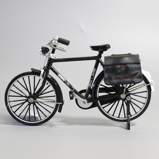 28复古自行车可拆卸老式自行车怀旧摆件儿童玩具大杠洋车子拼装