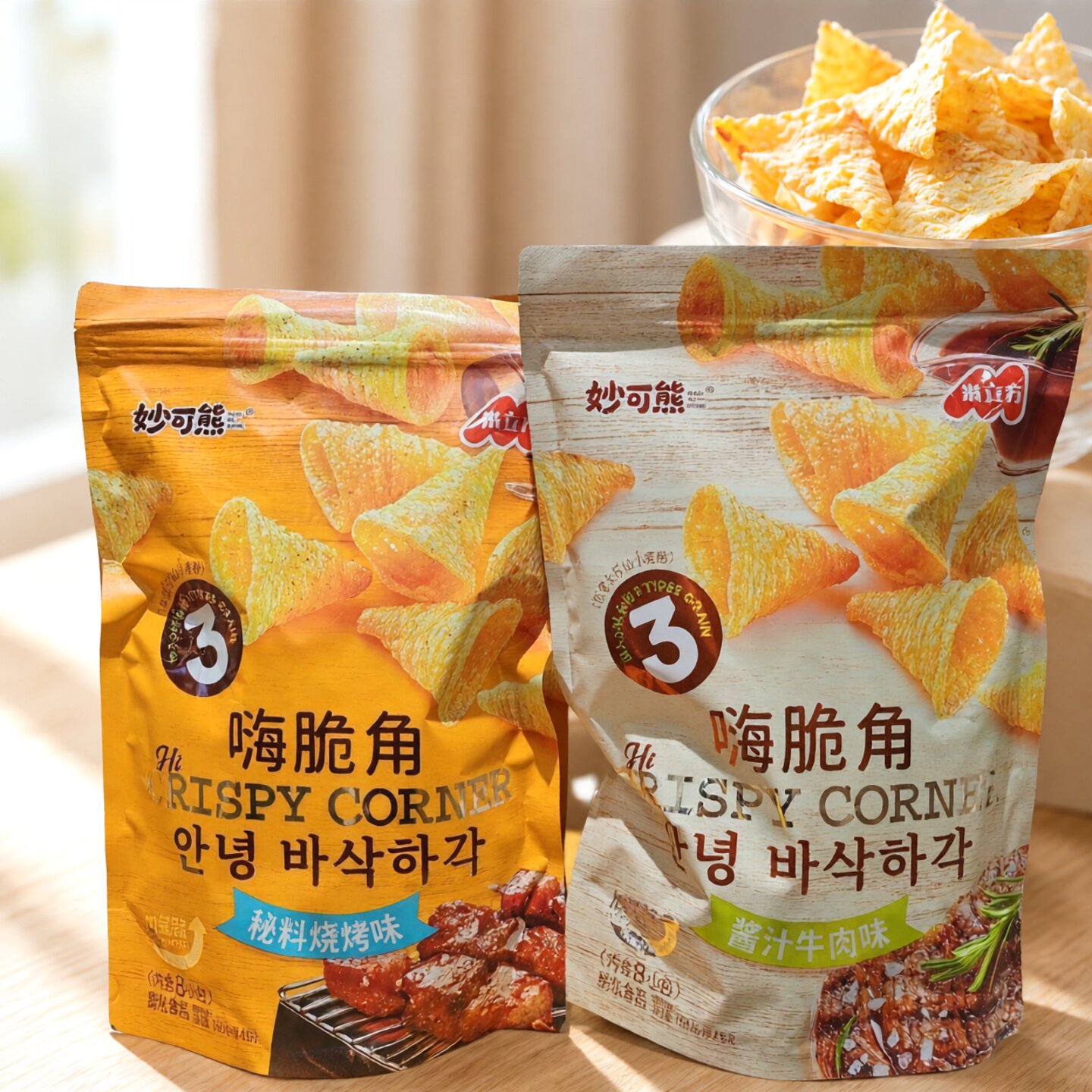 妙可熊米立方嗨脆角锅巴208g