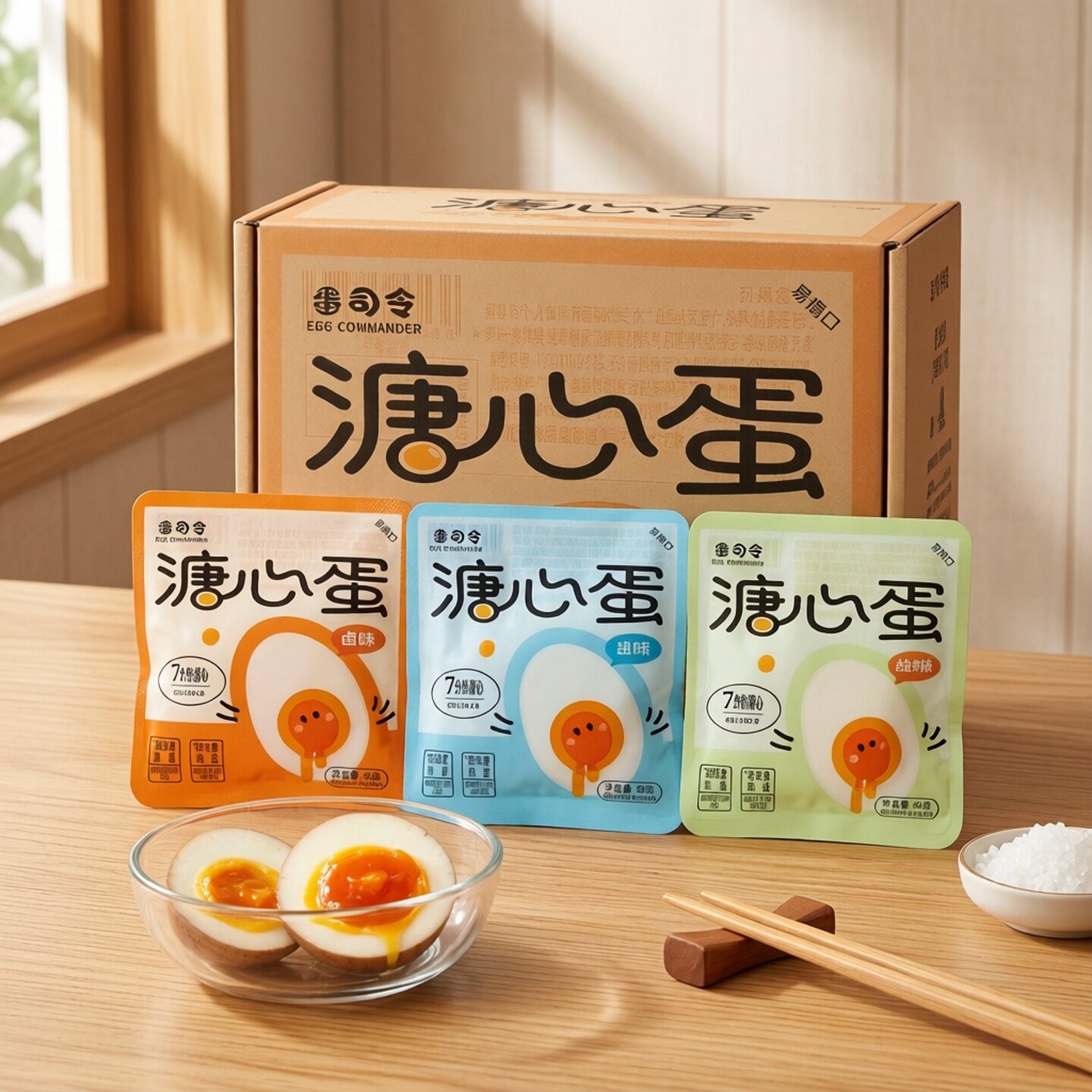 蛋司令溏心蛋盐焗味独立装零食