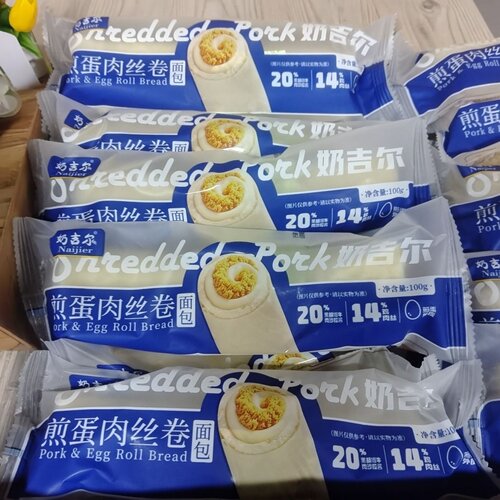 奶吉尔早餐吐司手撕肉卷100g