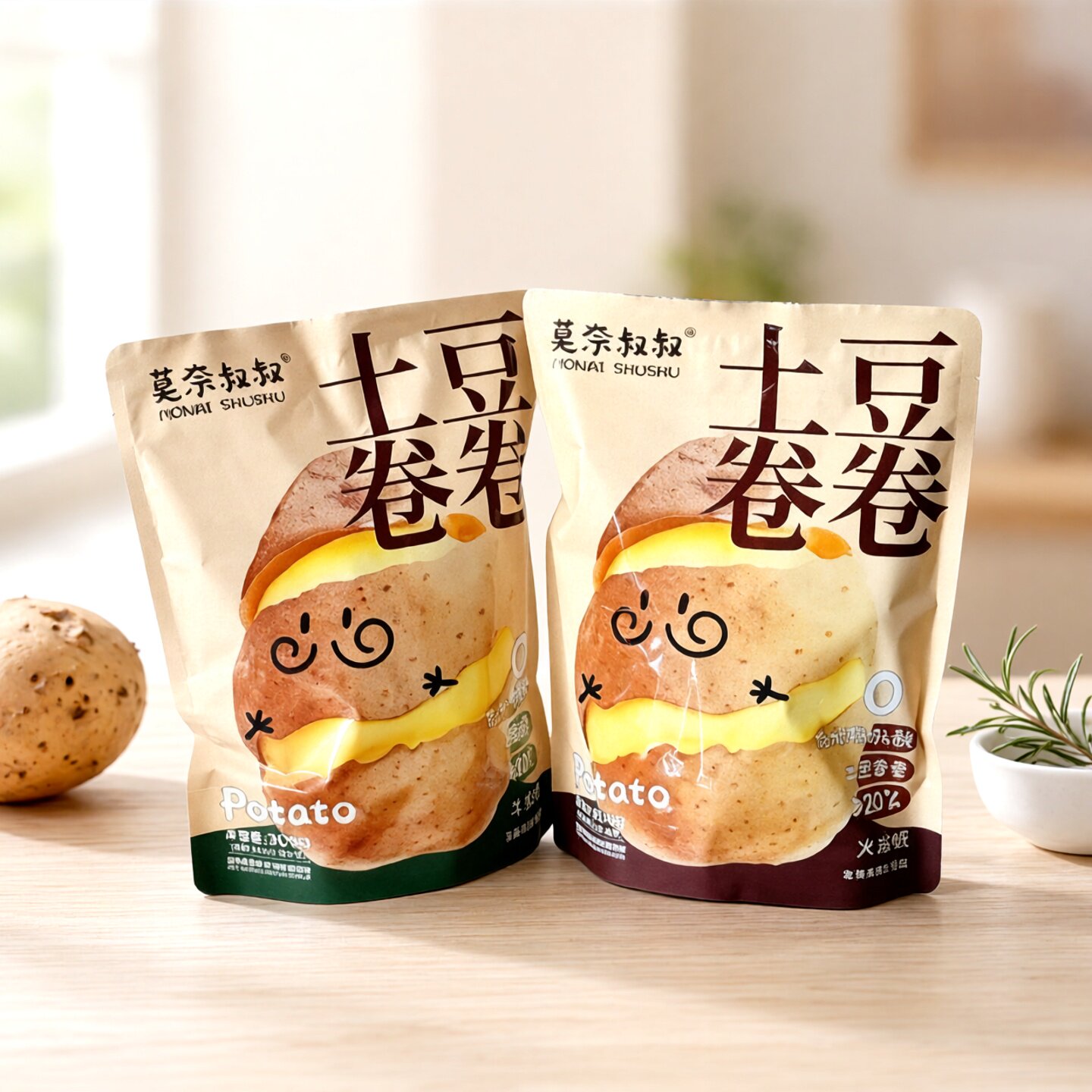 莫奈叔叔火鸡牛排味酥脆土豆卷