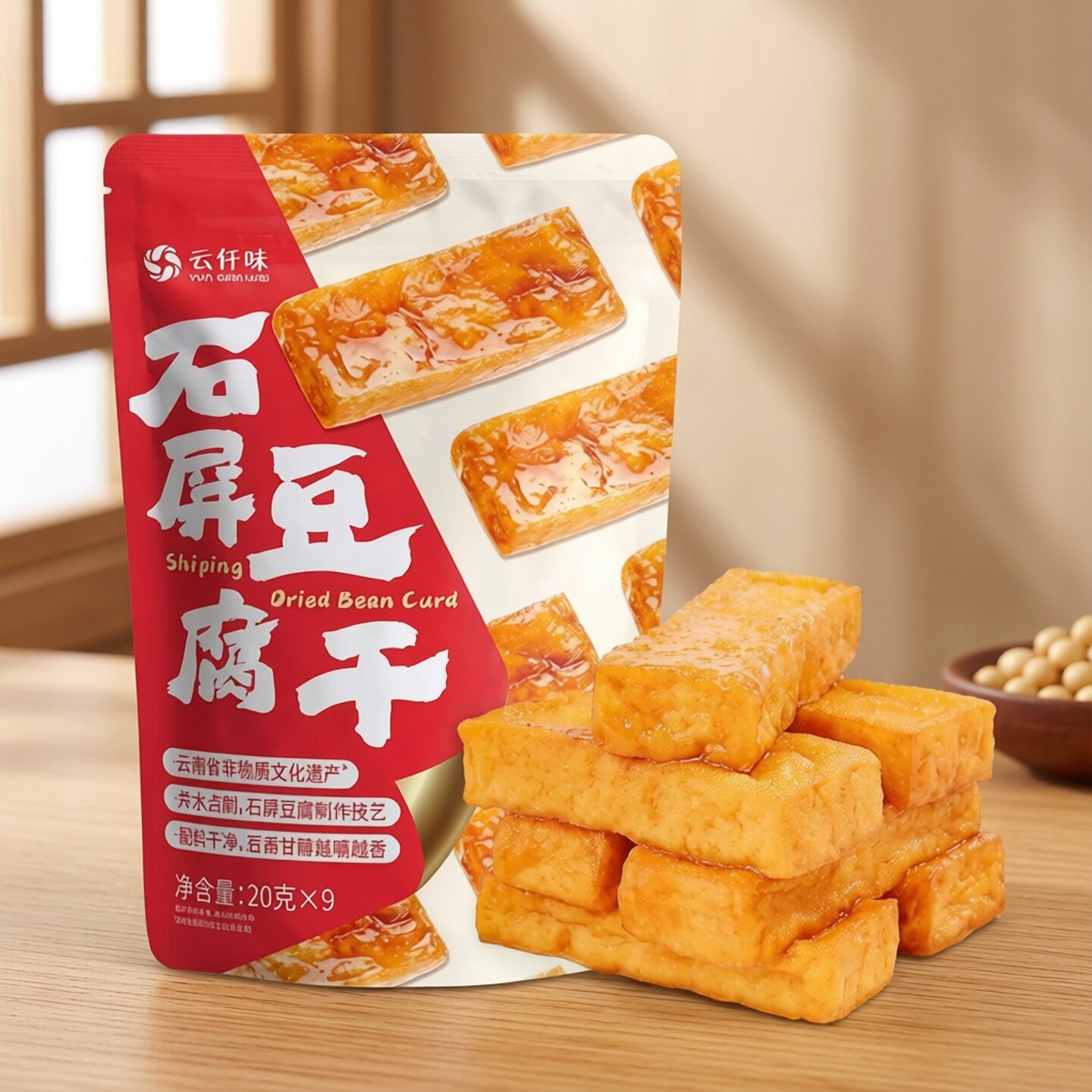 云仟味蒜蓉味石屏豆干独立装