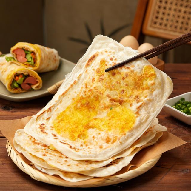 鸡蛋灌饼皮20片 加赠专用酱 开学轻油早餐方便手抓饼速食面点