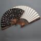 手磨全棕竹折扇文玩7寸8寸9寸棕竹全芯扇子 洒金黑 空白苏工扇面