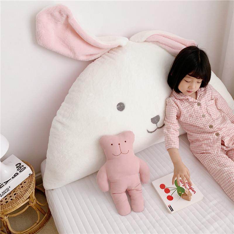 ins可爱儿童床上大靠背公主床头靠垫双人卡通兔兔靠枕抱枕可拆洗,居家布艺,靠垫/抱枕,淘宝优惠券,粉丝福利购,淘宝优惠卷