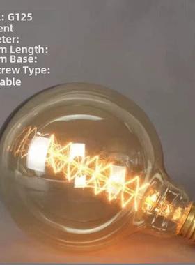 安迪盛40W覆古灯泡E27钨丝灯泡G95灯泡丝光光源直径95mm G80 G125