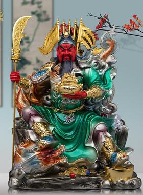 财神关公神像摆件招财供奉关二爷托 托宝立刀公司办公室店铺开 业