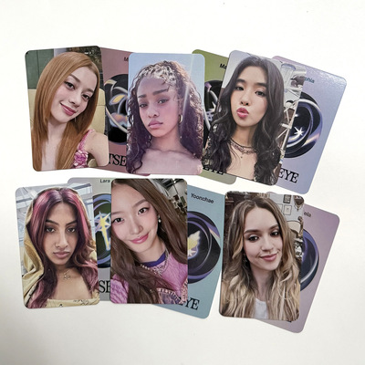 KATSEYE组合SIS Soft Is Strong周边小卡随机卡猫眼EYEKONS