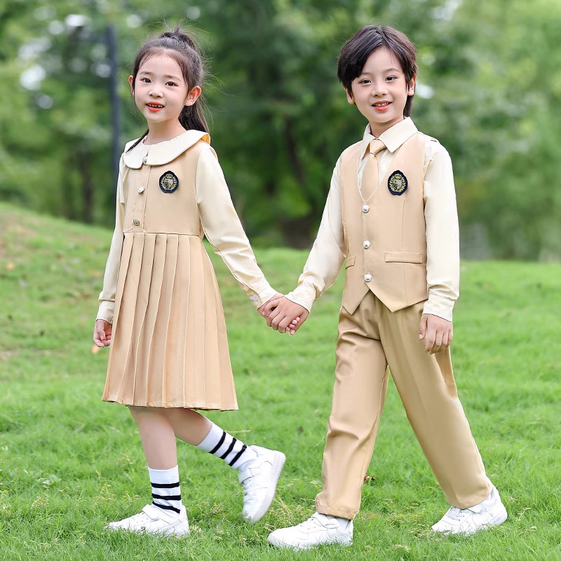 儿童合唱演出服大合唱中小学生幼儿园学院风诗歌朗诵合唱团表演服