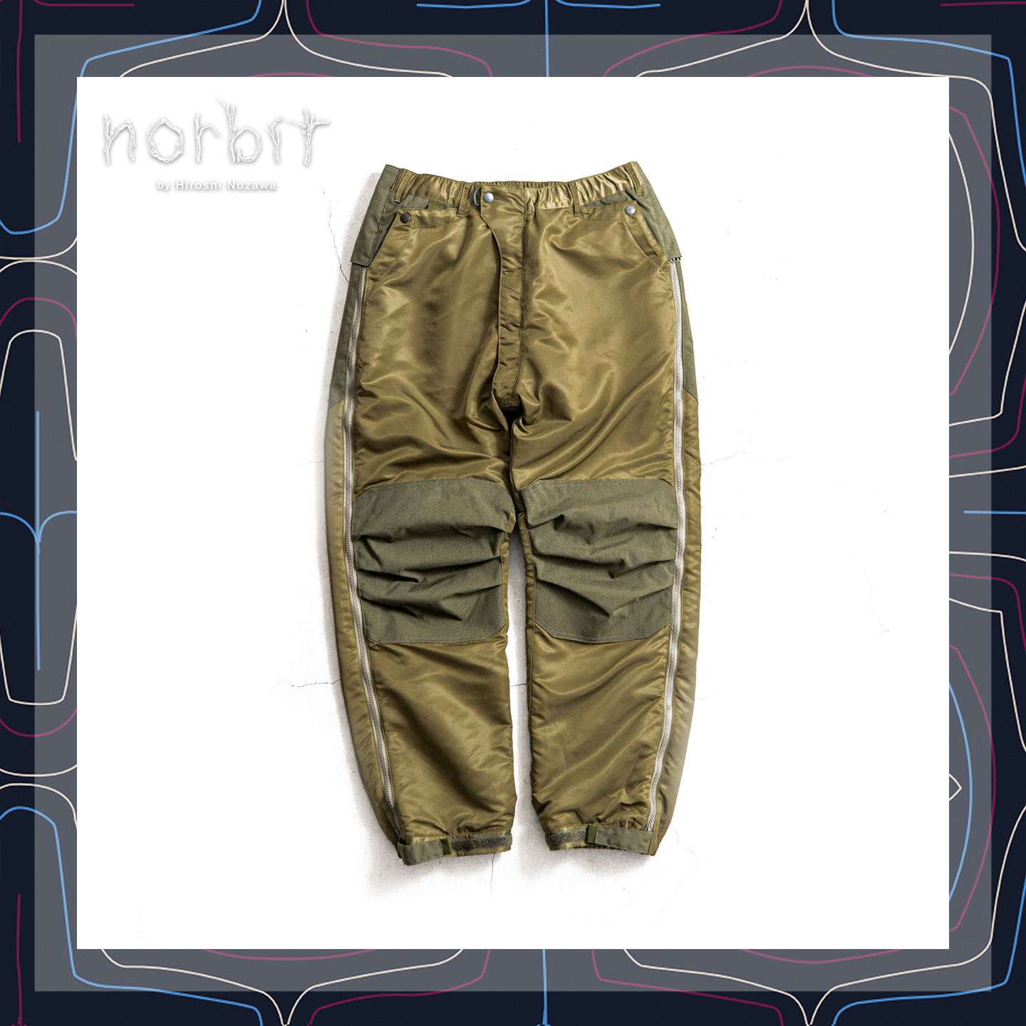 Norbit×ALPHA联名款填充长裤