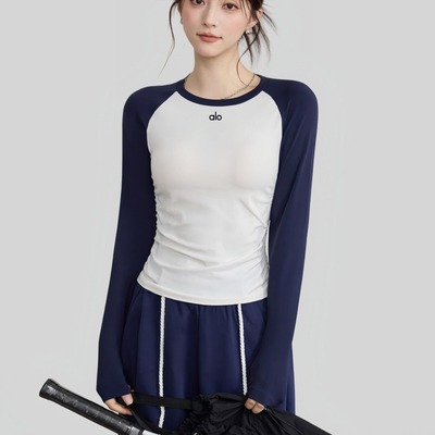 AIo修身显瘦高弹裸感速干透气